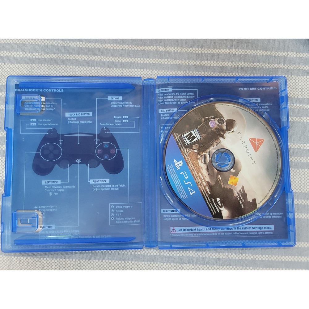 Farpoint PS4 PSVR PlayStation 4 VR Video Game - Sony, Very Good - Picture 3 of 3